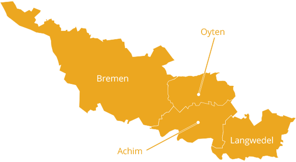 Bremen und Achim